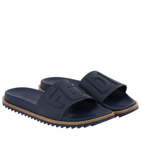 fendi men slides|denim fendi slides.